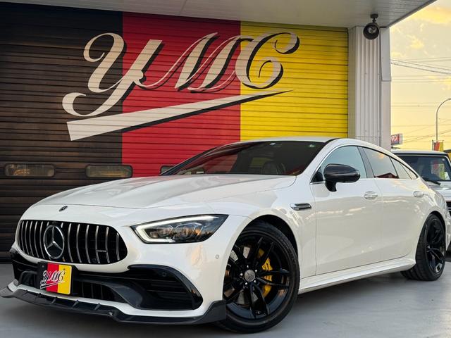 GT 4ドアクーペ 43 4マチック+ ユーザー買取車 KW車高調 フロントスポイラー リアスプリッター RSP エクスクルーシブPKG HUD ブルメスター 黒革シート  シートヒーター&クーラー 純正ナビ 全方位カメラ Bカメラ(2枚目)