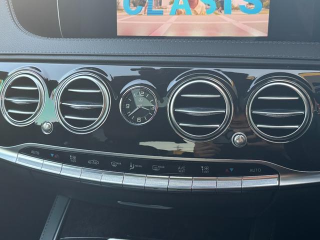 Sクラス S400d 後期 AMGラインプラス レザーエクスクルーシブPKG ベーシックPKG ブルメスター カールソン20インチAW サンルーフ ローダウン 黒革シート シートヒーター&ベンチレーション 純正ナビTV(14枚目)