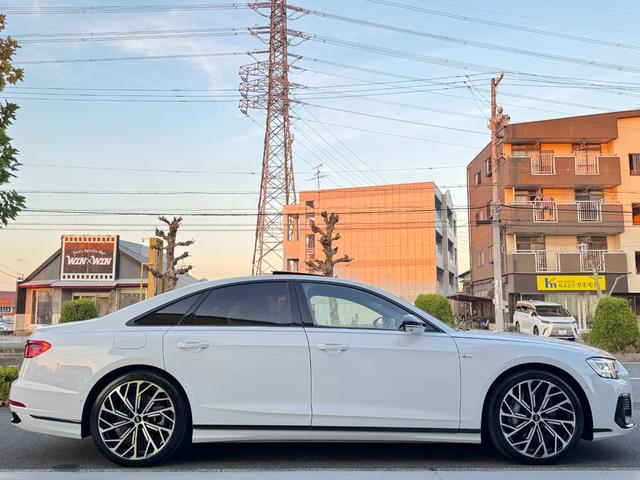 A8 55TFSIクワトロ ワンオーナー SラインPKG コンフォートPKG ブラックスタイリングPKG オプション21インチAW サンルーフ BANG&OLUFSENスピーカー 茶革シート ベンチレーション エアサス(39枚目)