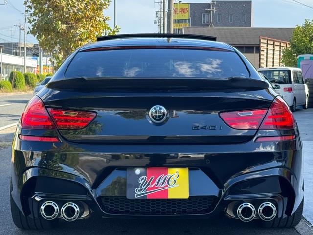 ６シリーズ ６４０ｉグランクーペ　ＥＮＥＲＧＹフルエアロキット　ＥＮＥＲＧＹ２０インチＡＷ　ＥＮＥＲＧＹ４本出しマフラー　カーボンリヤスポイラー　ａＦｅ　Ｐｏｗｅｒエアクリ　ローダウン　ブラックキドニーグリル　ベンチレーション（34枚目）