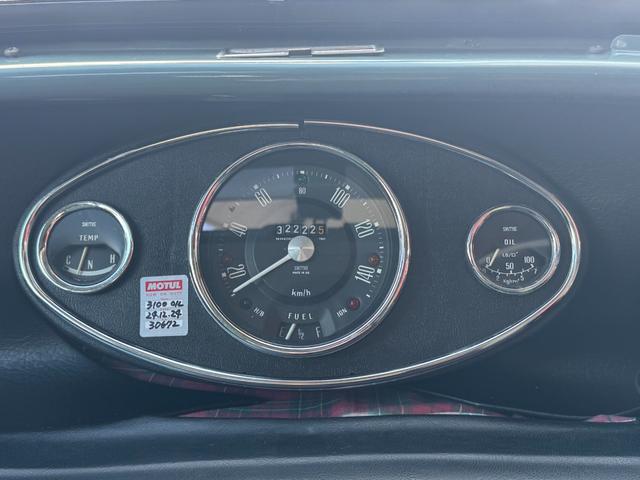 MINI タータン 4MT オーバーフェンダーレスナロー ヴェバストサンルーフ センターメーター 2色テール 社外マフラー 社外エキマニ ワタナベ10インチAW ハイローキット 開閉クォーターガラス ETC(7枚目)