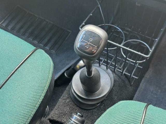 MINI タータン 4MT オーバーフェンダーレスナロー ヴェバストサンルーフ センターメーター 2色テール 社外マフラー 社外エキマニ ワタナベ10インチAW ハイローキット 開閉クォーターガラス ETC(11枚目)