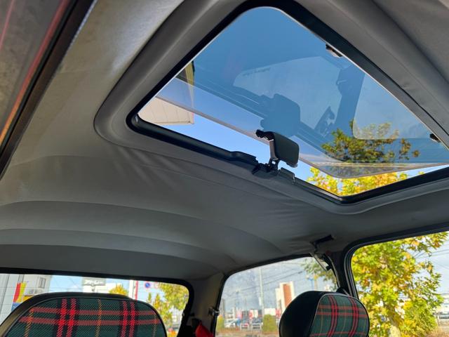 MINI タータン 4MT オーバーフェンダーレスナロー ヴェバストサンルーフ センターメーター 2色テール 社外マフラー 社外エキマニ ワタナベ10インチAW ハイローキット 開閉クォーターガラス ETC(16枚目)