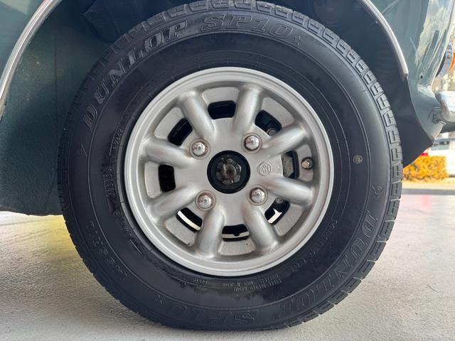 MINI タータン 4MT オーバーフェンダーレスナロー ヴェバストサンルーフ センターメーター 2色テール 社外マフラー 社外エキマニ ワタナベ10インチAW ハイローキット 開閉クォーターガラス ETC(22枚目)