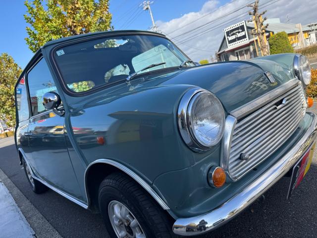 MINI タータン 4MT オーバーフェンダーレスナロー ヴェバストサンルーフ センターメーター 2色テール 社外マフラー 社外エキマニ ワタナベ10インチAW ハイローキット 開閉クォーターガラス ETC(35枚目)