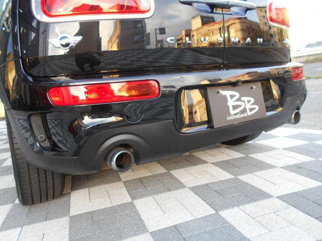 クーパーS クラブマン ナビ Bカメラ ドラレコ前後 禁煙車 MINIコネクテッド/エキサイトメントPKG リアPDC ETC CD/DVDプレイヤー リア6面フィルム 純正17AW シルバールーフ&ミラー グレーインテリアパネル ミッドナイトブラックボディー(35枚目)