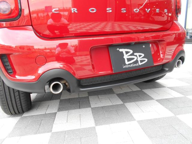 クーパーSD クロスオーバー ナビPKG 1オーナー 禁煙車 TV Bカメラ ビジュアルブースト ETC ブラックリフレクターヘッド ピアノブラックEXT リア5面フィルム パドルシフト 純正17AW 2021年製タイヤ スペアキー有 ブレイジングレッドボディー(36枚目)