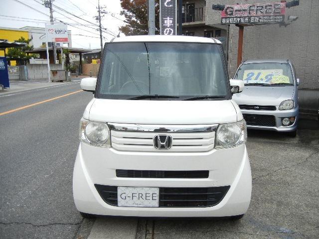 N-BOX Wエアバック ABS スマートキー 社外メモリーナビ ワンゼグTV CD ETC 左パワースライド 電動格納ミラー ワンオーナー車(3枚目)