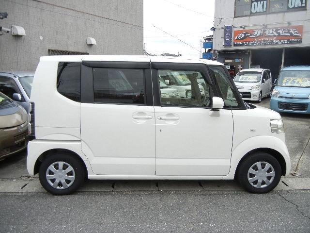 N-BOX Wエアバック ABS スマートキー 社外メモリーナビ ワンゼグTV CD ETC 左パワースライド 電動格納ミラー ワンオーナー車(5枚目)