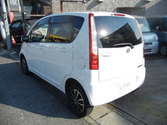 リアの画像です。もちろんバックドアの開閉も良好！バックドアまわりも全力で掃除してありますよ。　愛知　大治　格安　軽四　軽自動車　安い　中古車　ジーフリー　Ｇ−ＦＲＥＥ