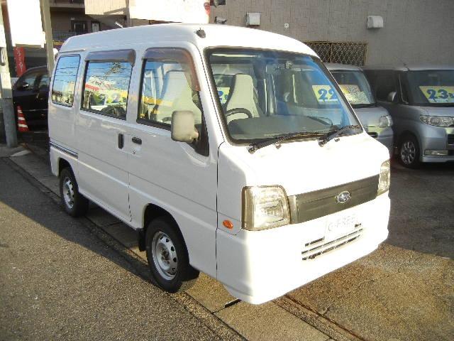 サンバーバン VB コラムオートマ エアコン パワステ エアバック ドライブレコーダー 両側スライド ドアバイザー タイミングベルト交換済み(4枚目)