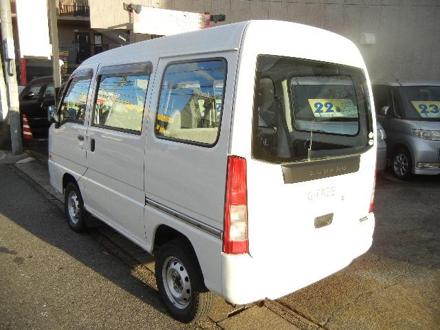 サンバーバン VB コラムオートマ エアコン パワステ エアバック ドライブレコーダー 両側スライド ドアバイザー タイミングベルト交換済み(9枚目)