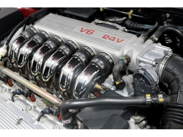アルファGTV 3.2 V6 24V 左ハンドル 6MT MOMOタンゴベージュレザー ステアリングラックOH済 左右フロントロアアーム新品交換 Fブレーキホース新品交換 バッテリー新品交換 外装同色補修済 タイミングベルト交換付(61枚目)