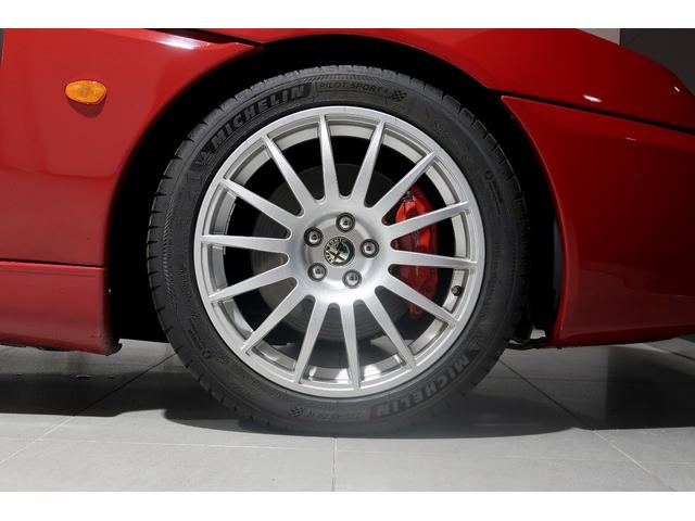 アルファGTV 3.2 V6 24V 左ハンドル 6MT MOMOタンゴベージュレザー ステアリングラックOH済 左右フロントロアアーム新品交換 Fブレーキホース新品交換 バッテリー新品交換 外装同色補修済 タイミングベルト交換付(63枚目)