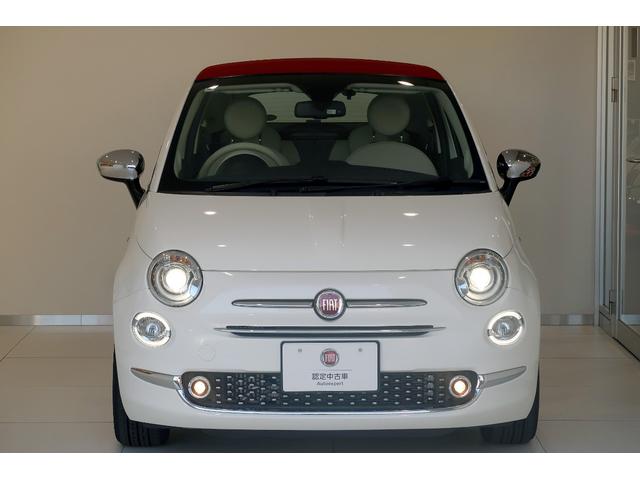 ５００Ｃ ツインエア　ラウンジ　ワンオーナー　レッドソフトトップ　アイボリーシート　７インチタッチパネルモニター付Ｕｃｏｎｎｅｃｔ　キセノン　バックソナー　認定中古車保証１年（2枚目）