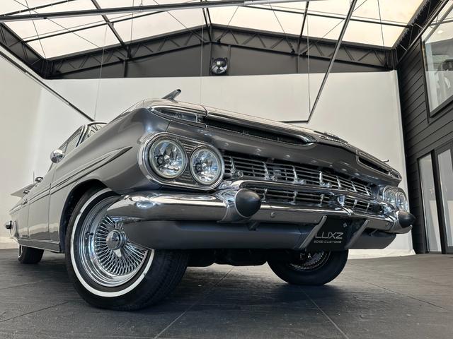 シボレーインパラ 1959y ワイヤーホイール ホワイトリボンタイヤ コラムAT フロントベンチシート(6枚目)