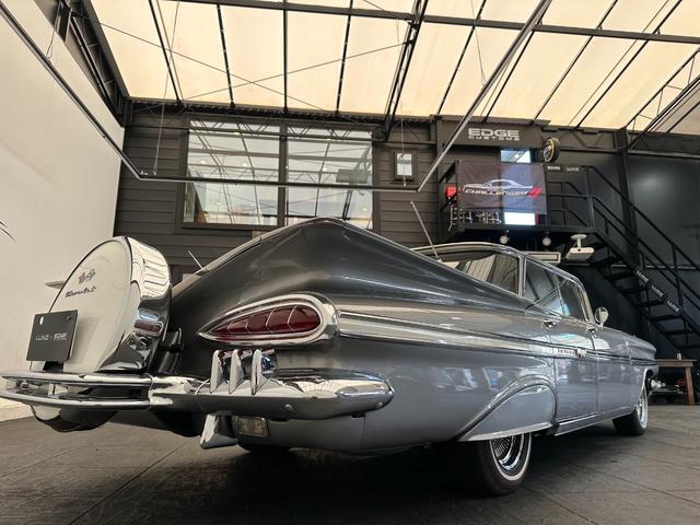 シボレーインパラ 1959y ワイヤーホイール ホワイトリボンタイヤ コラムAT フロントベンチシート(15枚目)