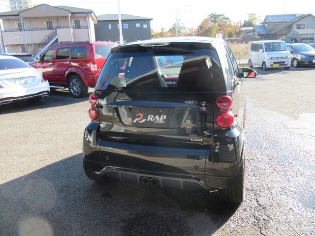 スマートフォーツークーペ ＢＲＡＢＵＳ　エクスクルーシブ　社外ナビＢカメラ地デジＥＴＣ下取り車（3枚目）