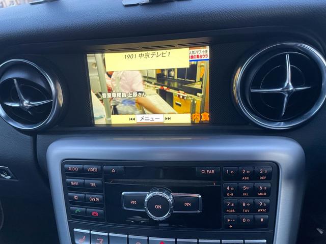 SLK SLK200ブルーエフィシェンシー スポーツ 純正HDDナビ地デジTV ブラックレザーシート シートヒーター エアスカーフ バックカメラ ドライブレコーダー ETC 純正アルミホイール(11枚目)