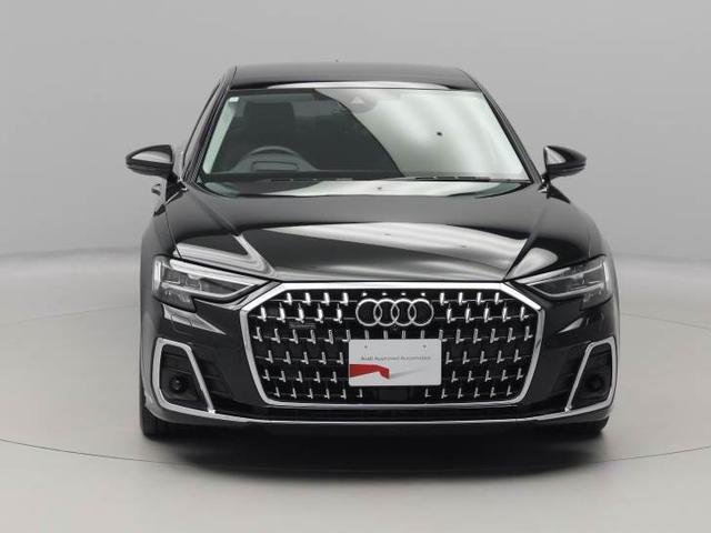 A8 60TFSI eクワトロ 元デモカー コンフォートPKG パノラマサンルーフ 20インチアルミ 黒本革シート(ベンチレーション・マッサージ機能) 全周囲カメラ B&O3Dサウンド 四輪操舵 デジタルマトリクスLEDヘッドライト(2枚目)