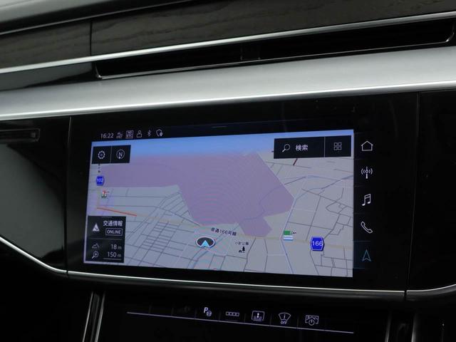 A8 60TFSI eクワトロ 元デモカー コンフォートPKG パノラマサンルーフ 20インチアルミ 黒本革シート(ベンチレーション・マッサージ機能) 全周囲カメラ B&O3Dサウンド 四輪操舵 デジタルマトリクスLEDヘッドライト(14枚目)