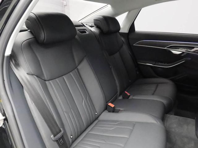 A8 60TFSI eクワトロ 元デモカー コンフォートPKG パノラマサンルーフ 20インチアルミ 黒本革シート(ベンチレーション・マッサージ機能) 全周囲カメラ B&O3Dサウンド 四輪操舵 デジタルマトリクスLEDヘッドライト(17枚目)