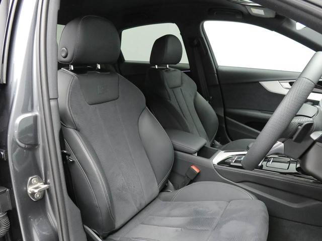 Ａ４ ３５ＴＤＩ　Ｓライン　元デモカー　ブラックスタイリング　黒ハーフ革シート（前後席ヒーター・運転席シートメモリー付き）　ステアリングヒーター　マトリクスＬＥＤライト　全周囲カメラ　レーダークルコン　プライバシーガラス　ＴＶ（9枚目）