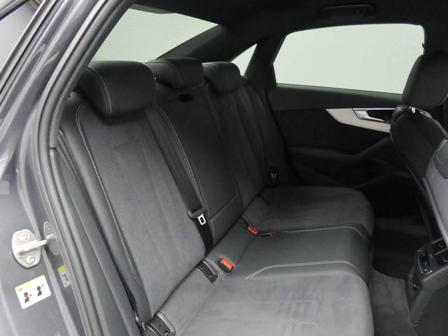 Ａ４ ３５ＴＤＩ　Ｓライン　元デモカー　ブラックスタイリング　黒ハーフ革シート（前後席ヒーター・運転席シートメモリー付き）　ステアリングヒーター　マトリクスＬＥＤライト　全周囲カメラ　レーダークルコン　プライバシーガラス　ＴＶ（17枚目）