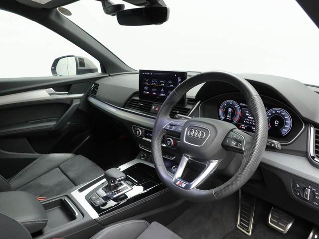 Ｑ５ ４０ＴＤＩクワトロ　Ｓライン　２０インチアルミ　黒ハーフ革スポーツシート（前席電動・ヒーター付き）　全周囲カメラ　電動リヤゲート　レーダークルコン　前後軽減ブレーキ　マトリクスＬＥＤライト　前後コーナーセンサー　レーンキープ　ナビ（7枚目）