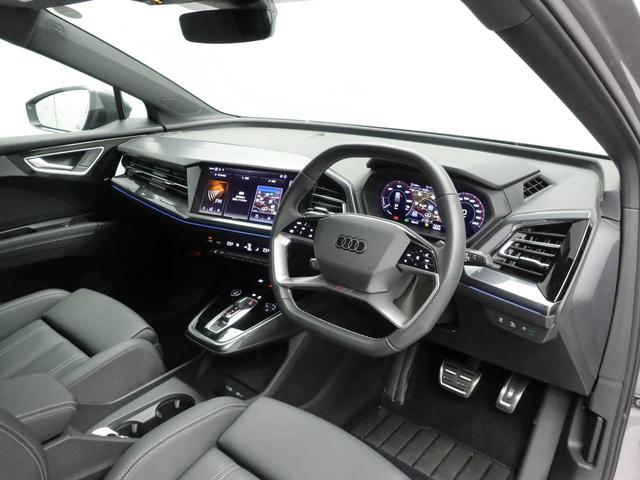 Q4 e-トロン 40e-トロン 黒革シート 20インチアルミ マトリクスLEDヘッドライト スポーツサス 前後軽減ブレーキ 前席シートヒーター 電動リヤゲート 全周囲カメラ 3ゾーンオートエアコン マルチカラーアンビエントライト(7枚目)