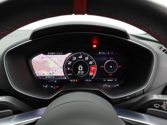 ＴＴクーペ Ｓラインコンペティションプラス　ブラックスタイリング　ブラックテールパイプ　黒ハーフ革ダイヤモンドパターンシート（前席電動・シートヒーター付き）ＲＳリヤスポイラー　１９インチアルミ　マトリクスＬＥＤライト　マグネティックライド　ナビ（15枚目）