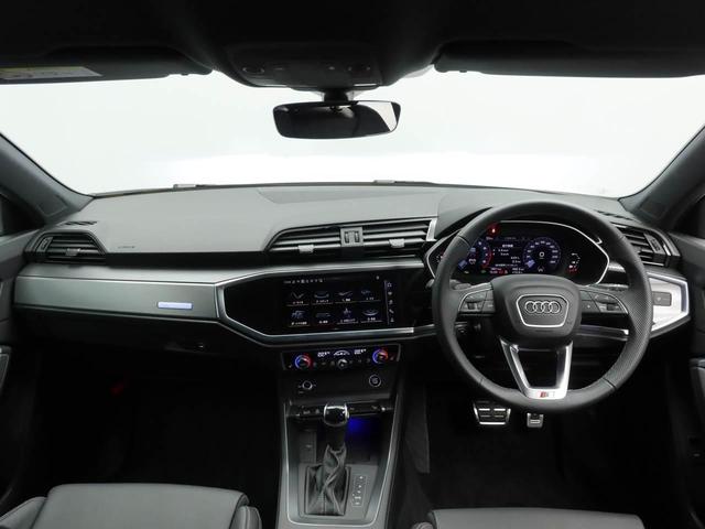 Ｑ３スポーツバック ３５ＴＦＳＩ　Ｓライン　元当社デモカー　黒革スポーツシート（前席電動・ヒーター付き）　１９インチアルミ　ＬＥＤヘッドライト　電動リヤゲート　全周囲カメラ　レーダークルコン　バーチャルコクピット　ナビ　スマホインターフェース（8枚目）