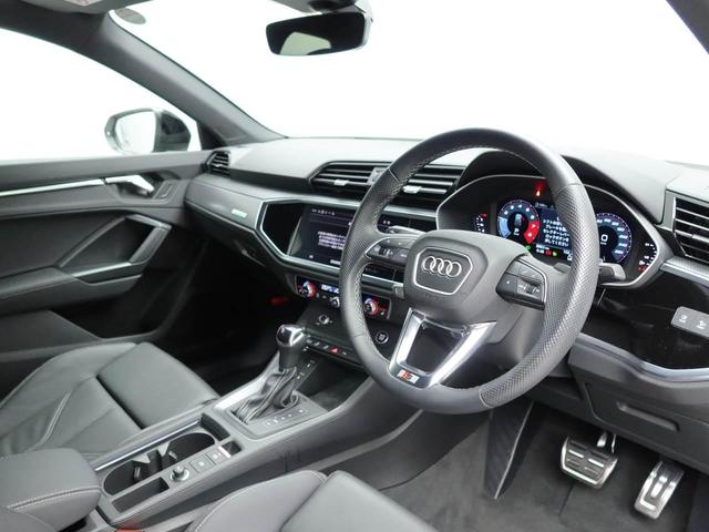 Q3スポーツバック 35TFSI Sライン ブラックスタイリング 黒革シート(前席電動・ヒーター付) 19インチアルミ LEDヘッドライト 電動リヤゲート 全周囲カメラ レーダークルコン 前後軽減ブレーキ サイドアシスト スマホインターフェース(7枚目)