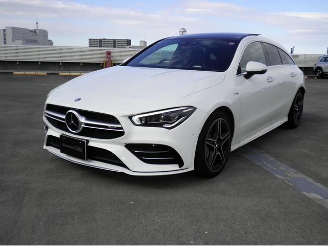 メルセデスＡＭＧ ＣＬＡクラス シューティングブレーク ＣＬＡ３５　４ＭＡＴＩＣ　シューティングブレーク　ＡＭＧパフォーマンスパッケージ　ＡＭＧアドバンスドパッケージ　Ｂｌｕｅｔｏｏｔｈ接続　ＥＴＣ　ＬＥＤヘッドライト　ＴＶ　アイドリングストップ　クルーズコントロール　コネクテッド機能　サイドカメラ