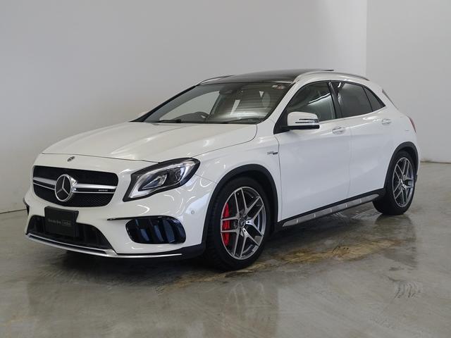 メルセデスＡＭＧ ＧＬＡ４５　４ＭＡＴＩＣ　ＡＭＧアドバンストパッケージ　Ｂｌｕｅｔｏｏｔｈ接続　ＣＤ　ＤＶＤ再生　ＥＴＣ　ＬＥＤヘッドライト　ＴＶ　アイドリングストップ　クルーズコントロール　サンルーフ・ガラスルーフ　シートヒーター