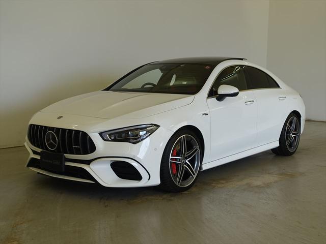 メルセデスＡＭＧ ＣＬＡ４５　Ｓ　４ＭＡＴＩＣ＋　ＡＭＧアドバンスドパッケージ　Ｂｌｕｅｔｏｏｔｈ接続　ＥＴＣ　ＬＥＤヘッドライト　ＴＶ　アイドリングストップ　クルーズコントロール　コネクテッド機能　サイドカメラ　サンルーフ・ガラスルーフ