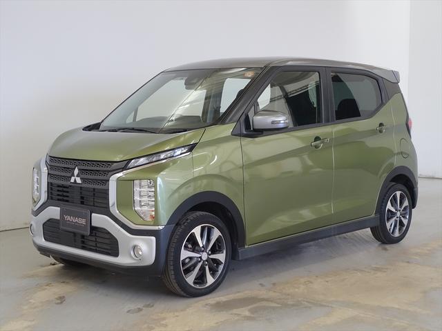 eKクロス（三菱）Ｔ　シートヒーター　ベンチシート　トランクスルー　フロアマット　ナビ　ＣＤ　ミュージックサーバー　音楽プレーヤー接続　Ｂｌｕｅｔｏｏｔｈ接続　ＴＶ　ＤＶＤ再生　ＥＴＣ　ＬＥＤヘッドライト　全周囲カメラ 中古車画像