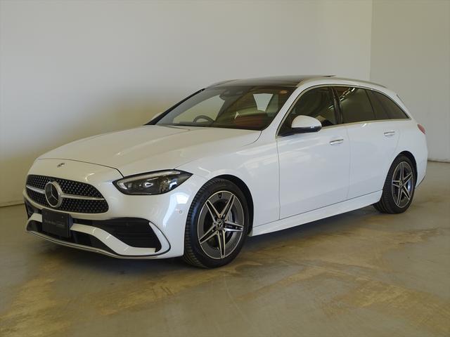Ｃクラスステーションワゴン(メルセデス・ベンツ) Ｃ２００　ステーションワゴン　アバンギャルド　ＡＭＧライン　レザーエクスクルーシブパッケージ　ベーシックパッケージ　Ｂｌｕｅｔｏｏｔｈ接続　ＥＴＣ　ＬＥＤヘッドライト　ＴＶ　アイドリングストップ　クルーズコントロール　コネクテッド機能　サイドカメラ 中古車画像
