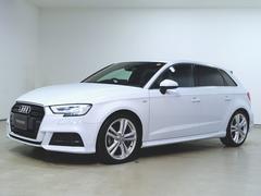 A3 スポーツバック 30 TFSI スポーツ Sライン シートヒーター パワーシート トランクスルー ナビ CD 音楽プレーヤー接続 Bluetooth接続 TV DVD再生 ETC LEDヘッドライト バックモニター 盗難防止 衝突被害軽減ブレーキ 中古車画像