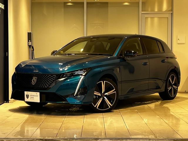 ３０８ ＧＴハイブリッド　マイルドハイブリッド　ハーフレザー　純正ナビ　マトリクスＬＥＤ　電動シート　シートヒーター　ｉ－ｔｏｇｇｌｅ　３Ｄメーター　カープレイ　　アクティブクルコン　衝突軽減Ｂ　レーンキープ（2枚目）