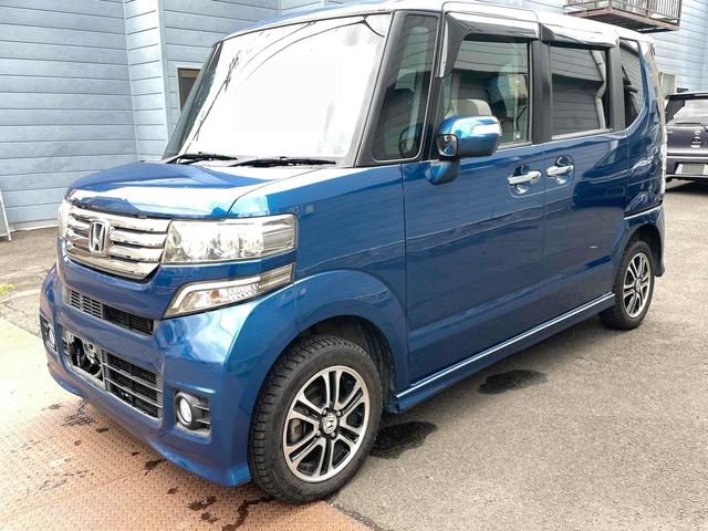 N-BOXカスタム G SSパッケージ 4WD 両側電動スライドドア ナビ TV オートライト HID スマートキー アイドリングストップ 電動格納ミラー ベンチシート CVT 盗難防止システム ABS ESC CD DVD再生 USB(12枚目)