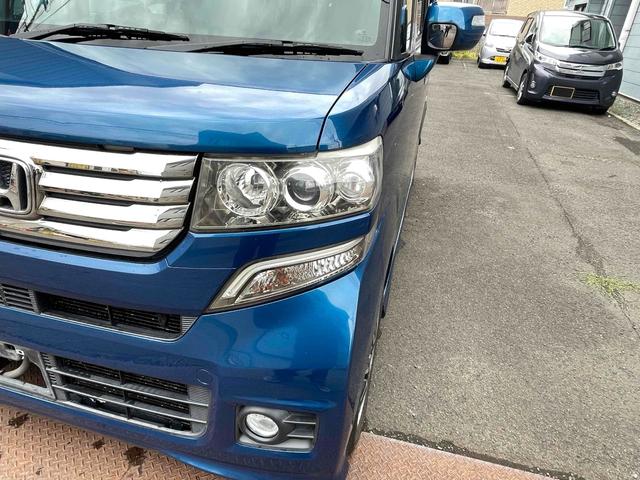 N-BOXカスタム G SSパッケージ 4WD 両側電動スライドドア ナビ TV オートライト HID スマートキー アイドリングストップ 電動格納ミラー ベンチシート CVT 盗難防止システム ABS ESC CD DVD再生 USB(34枚目)