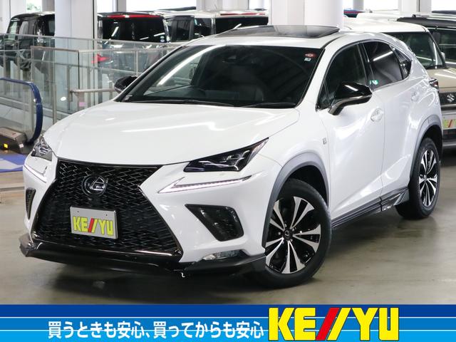 ＮＸ３００　Ｆスポーツ　ムーンルーフ　ＴＲＤフルエアロ＆マフラー　本革シート　シートベンチレーション　ステアヒーター　パワーバックドア　三眼ＬＥＤ　１０．３インチナビ　バック・サイドカメラ　ＥＴＣ２．０　セーフティシステム＋(1枚目)