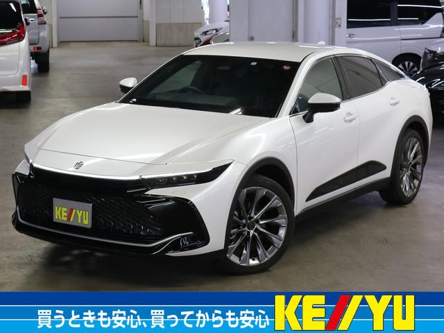 トヨタ クラウンクロスオーバー Ｇアドバンスド・レザーパッケージ　４ＷＤ　ワンオーナー　デジタルミラー　パノラミックビュー　１２．３型ディスプレイオーディオ　ＥＴＣ２．０　ＨＵＤ　置くだけ充電　ＡＣ１００Ｖ　ベンチレーション　ハンズフリーパワーバックドア　４眼ＬＥＤ