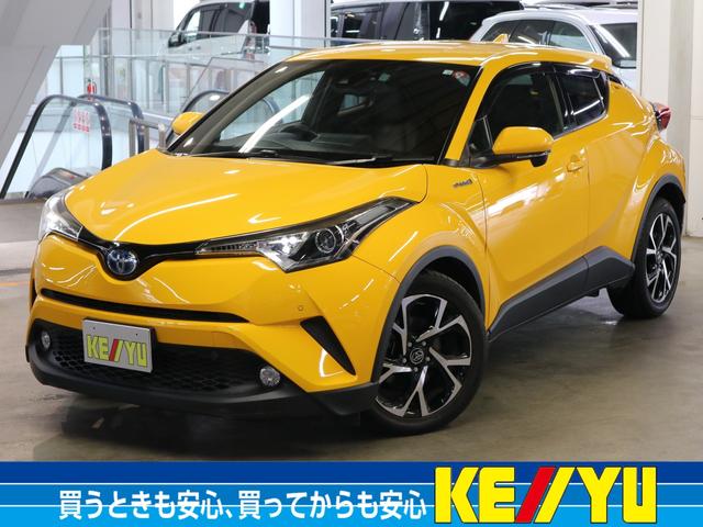 Ｃ－ＨＲ Ｇ　トヨタセーフティセンスＰ　ＢＳＭ・ＲＣＴＡ　シートヒーター　カロッツェリアナビ　バックカメラ　Ｂｌｕｅｔｏｏｔｈオーディオ　フルセグＴＶ　ＣＤ・ＤＶＤ　ＥＴＣ　ＬＥＤライト　純正１８ＡＷ　スマートキー（1枚目）