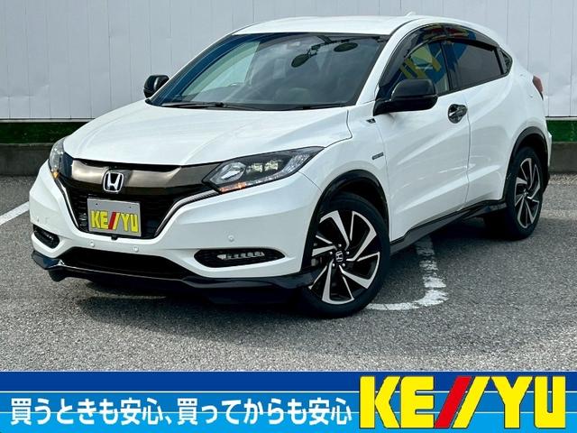 ヴェゼル(ホンダ) ハイブリッドＲＳ・ホンダセンシング　衝突軽減／ハーフレザーシート／バックカメラ／純正８型インターナビ 中古車画像