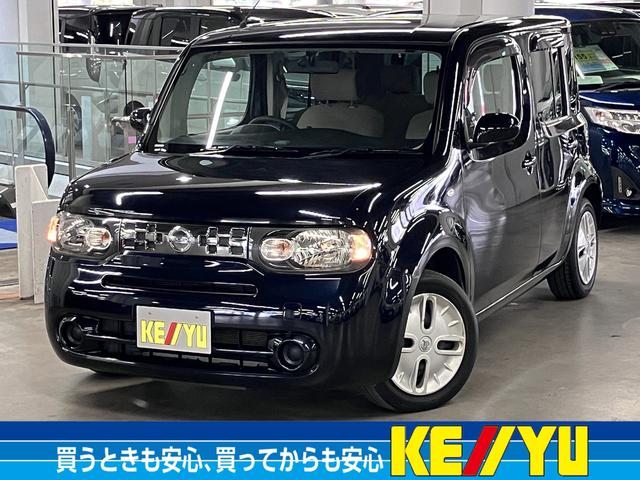キューブ 15X ETC 純正ナビ CD・DVD Bluetoothオーディオ フルセグTV ミュージックサーバー インテリキー 電動格納ドアミラー アイドリングストップ ヘッドライトレベライザー マニュアルエアコン(1枚目)