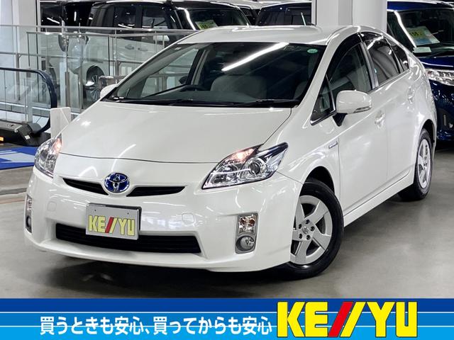 プリウス S 寒冷地仕様 ETC 純正ナビ CD・DVD再生 Bluetoothオーディオ TV スマートキー 電動格納ドアミラー オートエアコン 横滑り防止装置 ヘッドライトレベライザー 純正15AW スペアキー(1枚目)