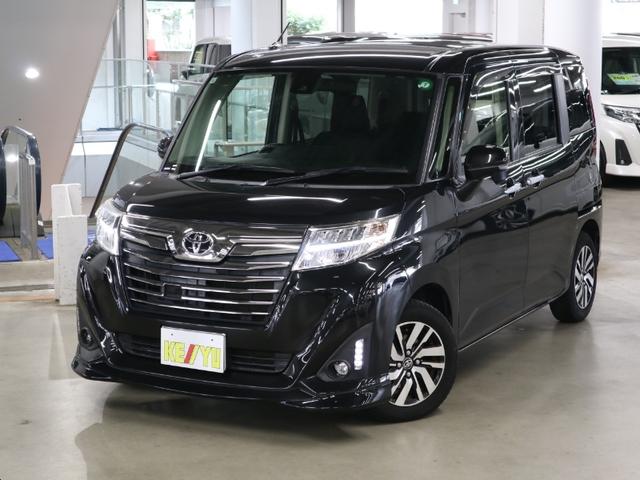 ルーミー カスタムG S スマートアシスト2 コンフォートパッケージ 後席モニター 純正9インチナビ シートヒーター 両側電動スライドドア バックカメラ BTオーディオ フルセグTV CD・DVD ETC クルコン 後席テーブル LEDライト スマートキー スペアキー有(1枚目)