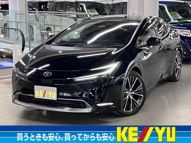 プリウス Z 寒冷地仕様 パノラマルーフ デジタルミラー パノラミックビュー BSM・PKSB トヨタチームメイト 純正12.3インチディスプレイ&ナビ シートベンチレーション セーフティセンス ETC2.0 パワーバックドア(1枚目)